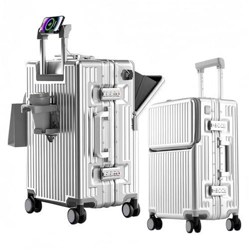 スーツケース アルミフレーム ストッパー付き 機内持ち込み フロント